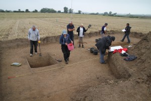 Trench 4 Big ditches, busy, busy bees.